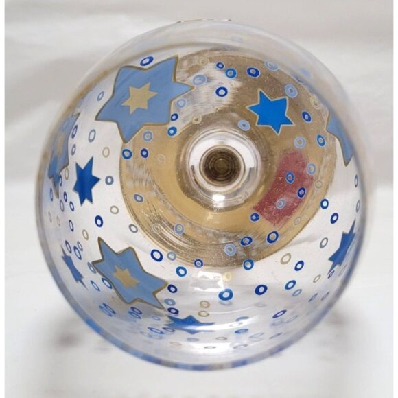 Celebrations by Mikasa Hand-Painted Festival of Lights 15 oz Wine Glass #5071304 - Picture 6 of 12